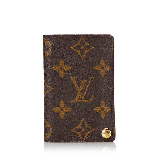 Louis Vuitton Monogram Porte Carte Credit Pression Card Case