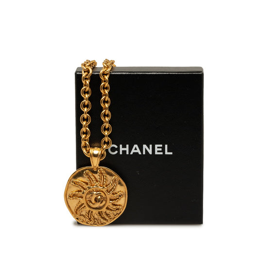 Chanel Sun Medallion Necklace