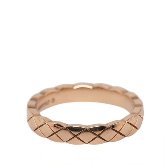 Chanel 18K Coco Crush Rose Gold Ring
