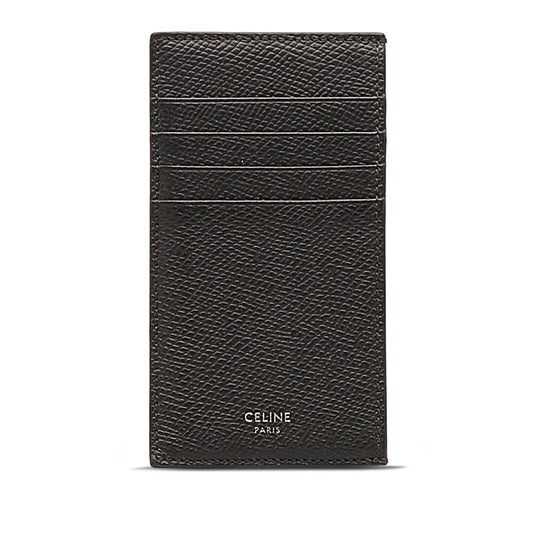 Celine Black Leather Card Case
