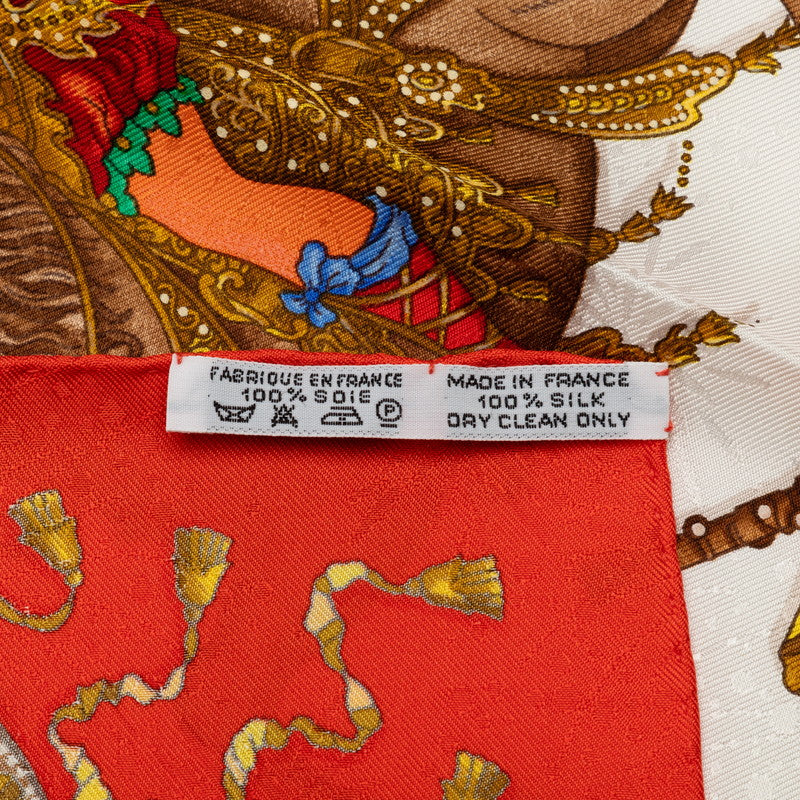 Hermes Les Fetes Du Roi Soleil Silk Scarf