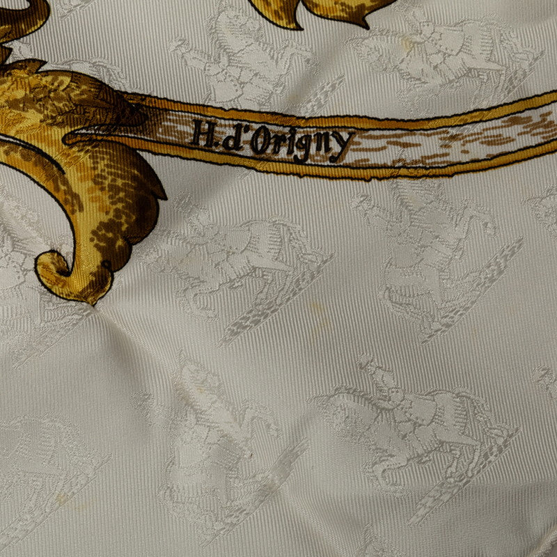 Hermes L'Instruction Du Roy Silk Scarf