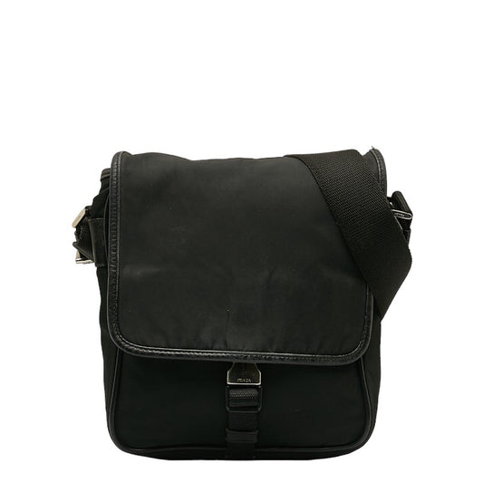 Prada One Shoulder Bag Black Nylon
