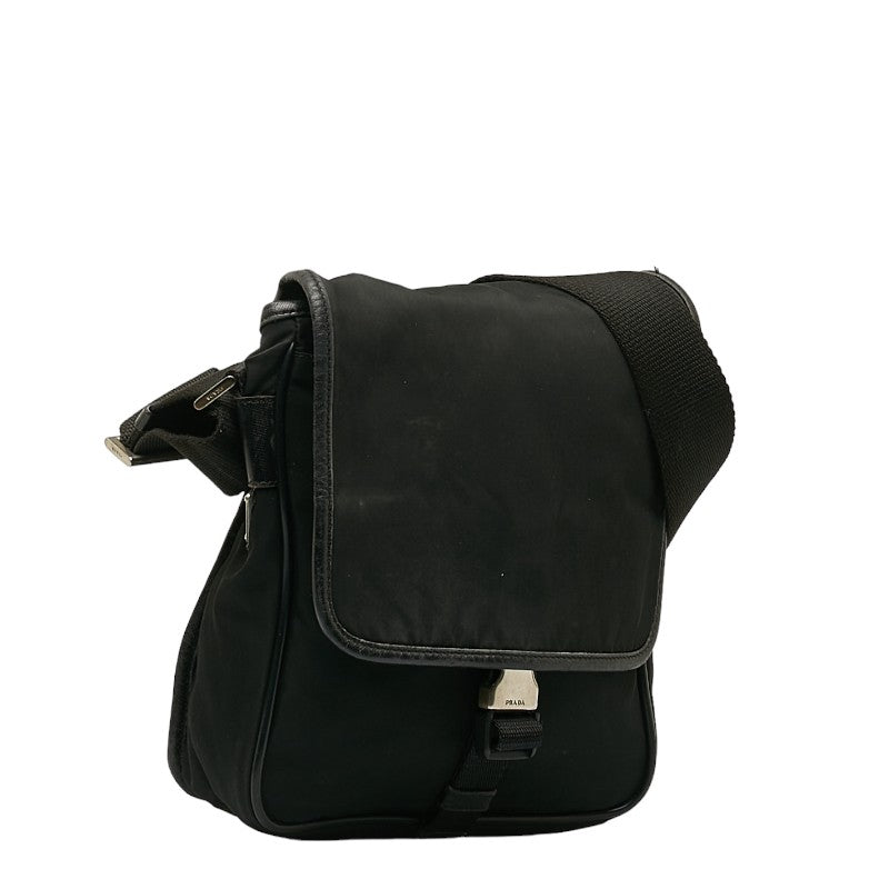 Prada One Shoulder Bag Black Nylon