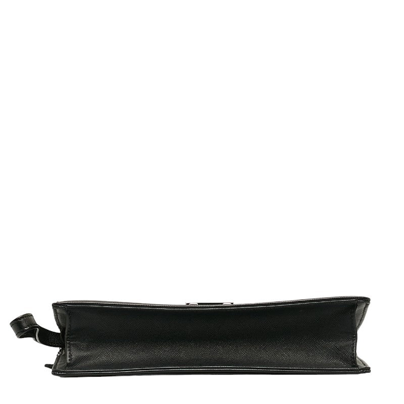 Burberry Clutch Bag Black Leather