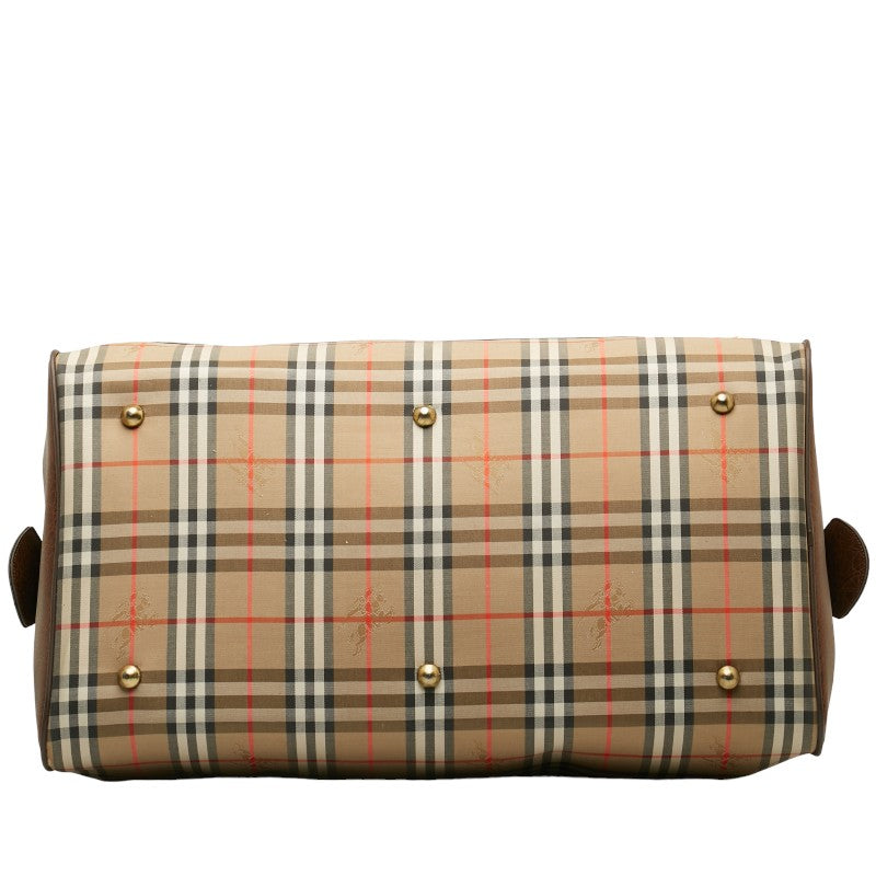 Burberry Nova Check Shadow Horse Boston Bag