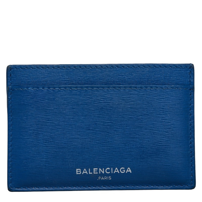 Balenciaga Blue Gray Leather Card Case