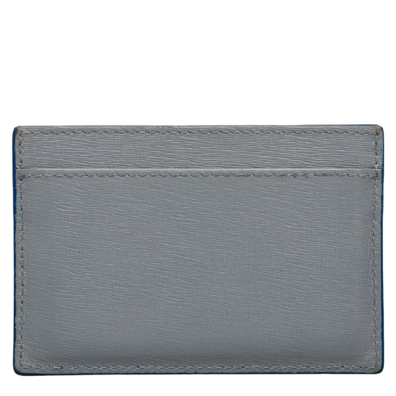 Balenciaga Blue Gray Leather Card Case