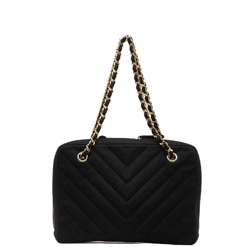 Chanel Coco Mark Quilted Chain Tote Bag