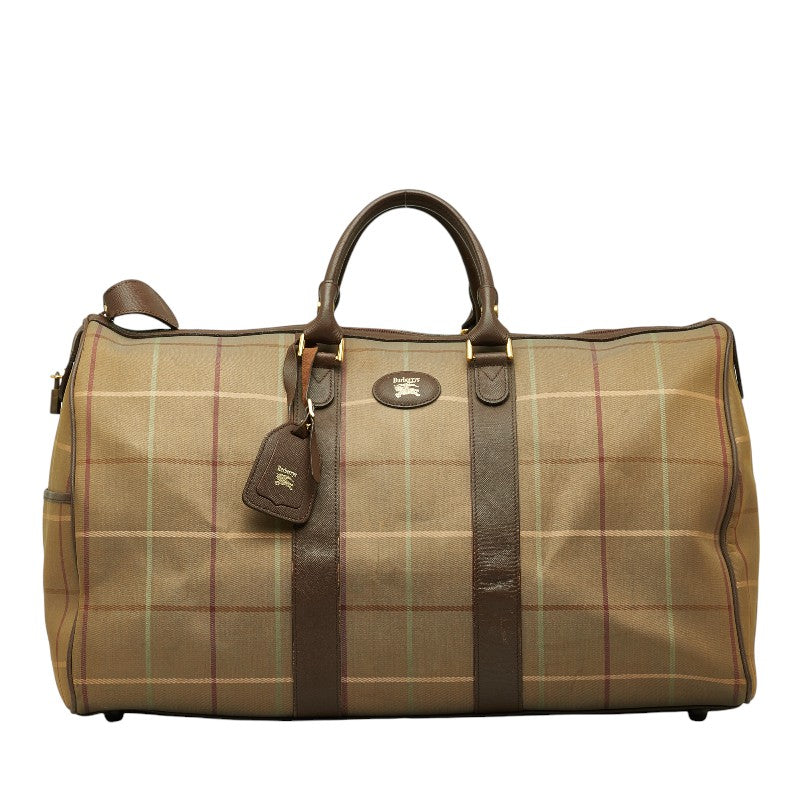 Burberry Check Boston Bag