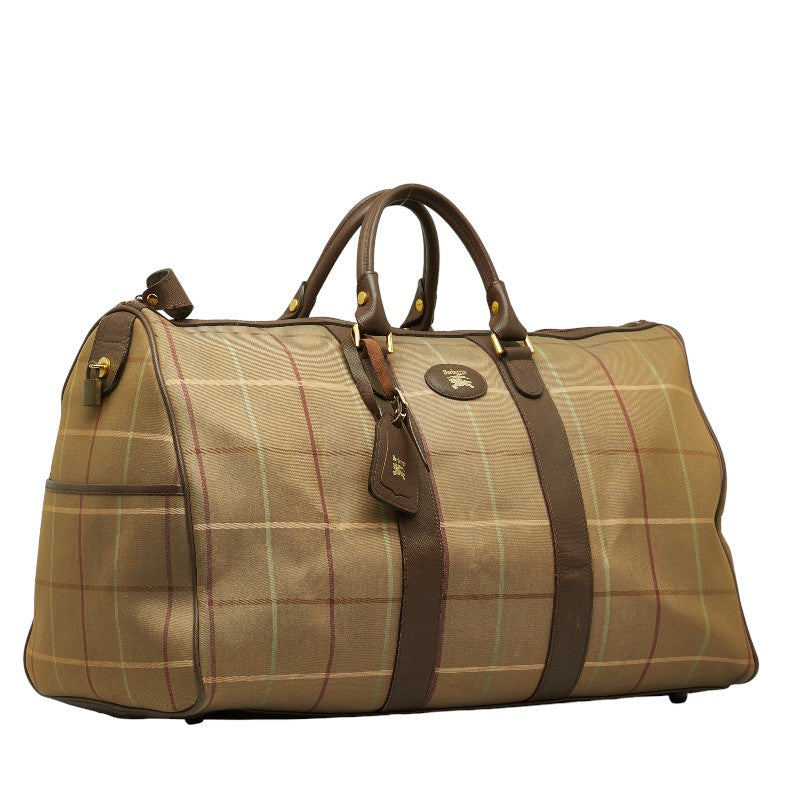 Burberry Check Boston Bag