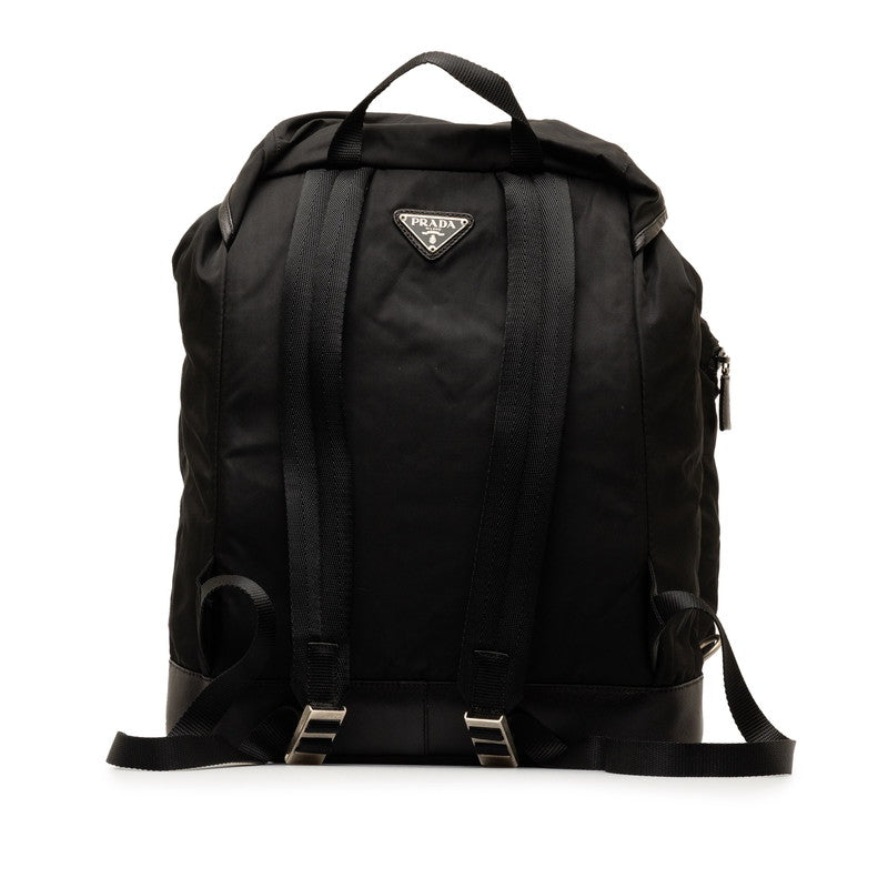 Prada Tessuto Viaggio Double Pocket Drawstring Backpack