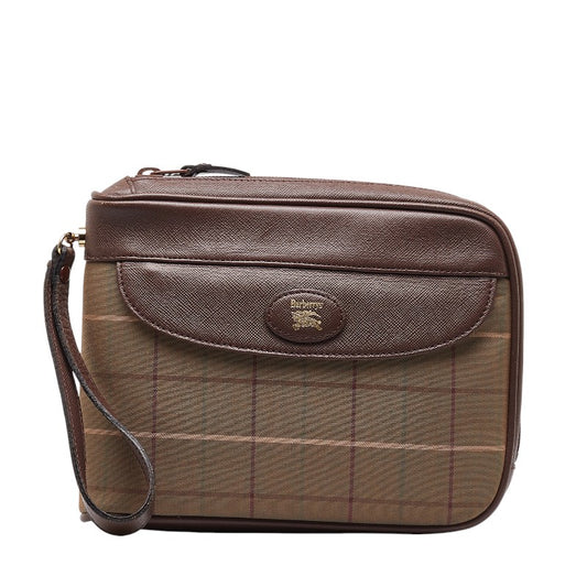 Burberry Check Pouch Bag