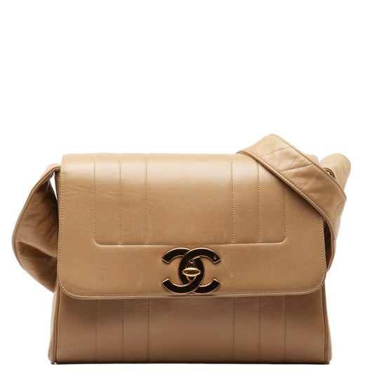 Chanel Coco Mark Oblique Shoulder Bag