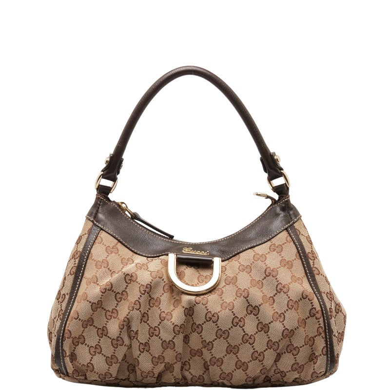 Gucci Original GG Canvas D-Ring Abbey Shoulder Bag