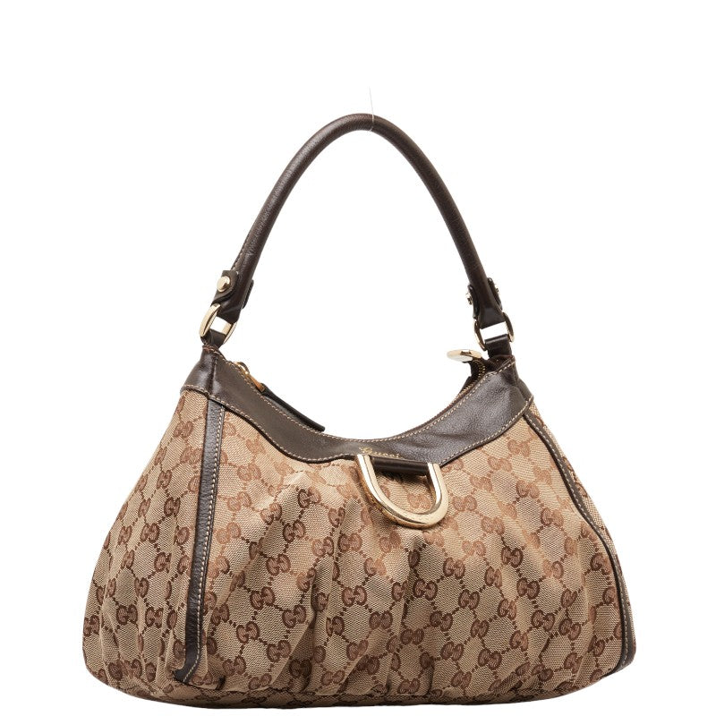 Gucci Original GG Canvas D-Ring Abbey Shoulder Bag