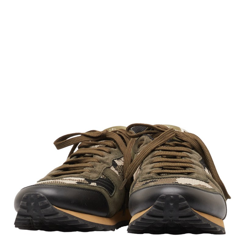 Valentino Men's Rockrunner Camouflage Sneakers