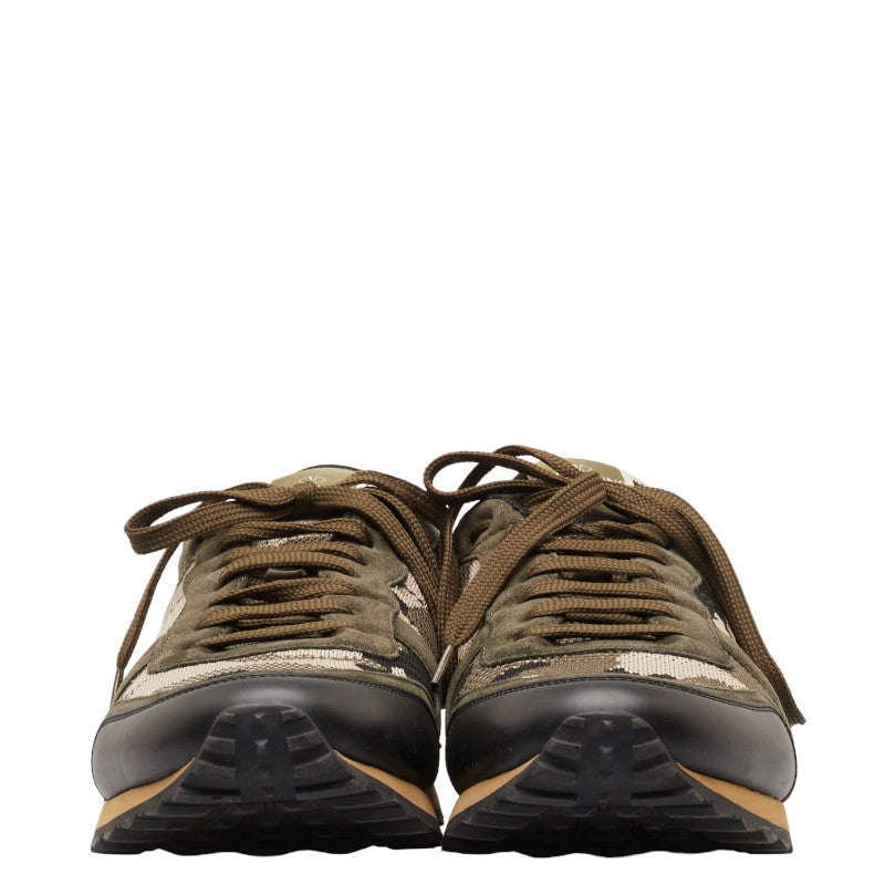 Valentino Men's Rockrunner Camouflage Sneakers