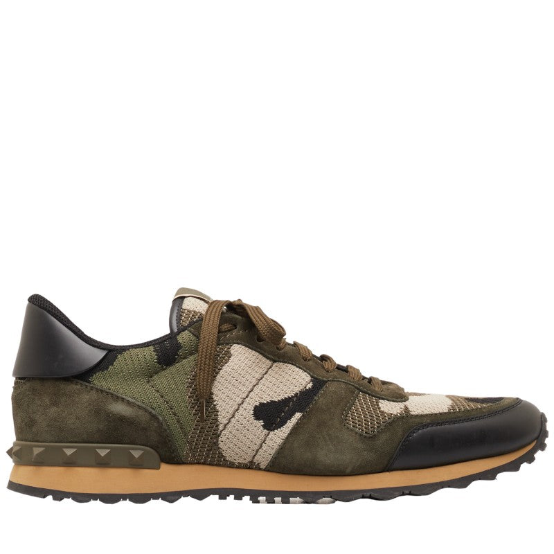 Valentino Men's Rockrunner Camouflage Sneakers