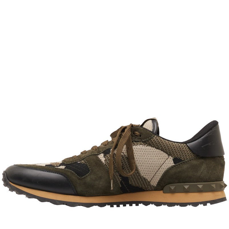 Valentino Men's Rockrunner Camouflage Sneakers