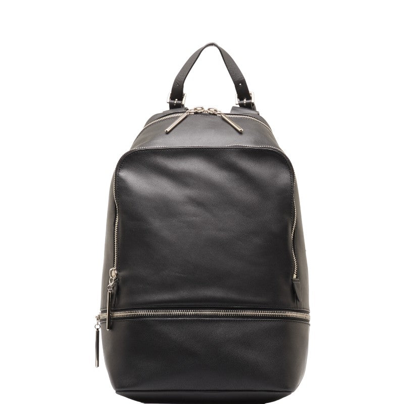 3.1 Phillip Lim Black Leather Hour Zip Around Backpack