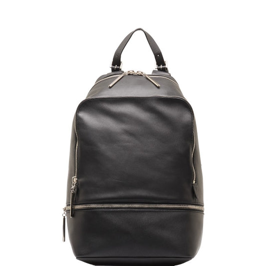 3.1 Phillip Lim Black Leather Hour Zip Around Backpack