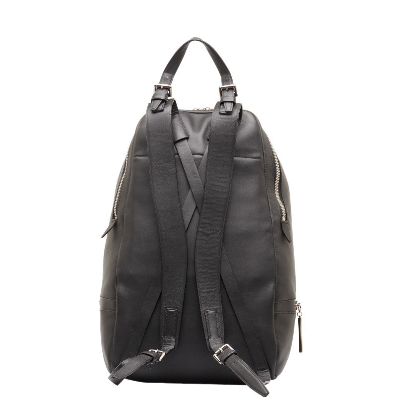 3.1 Phillip Lim Black Leather Hour Zip Around Backpack