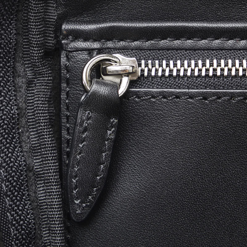 3.1 Phillip Lim Black Leather Hour Zip Around Backpack