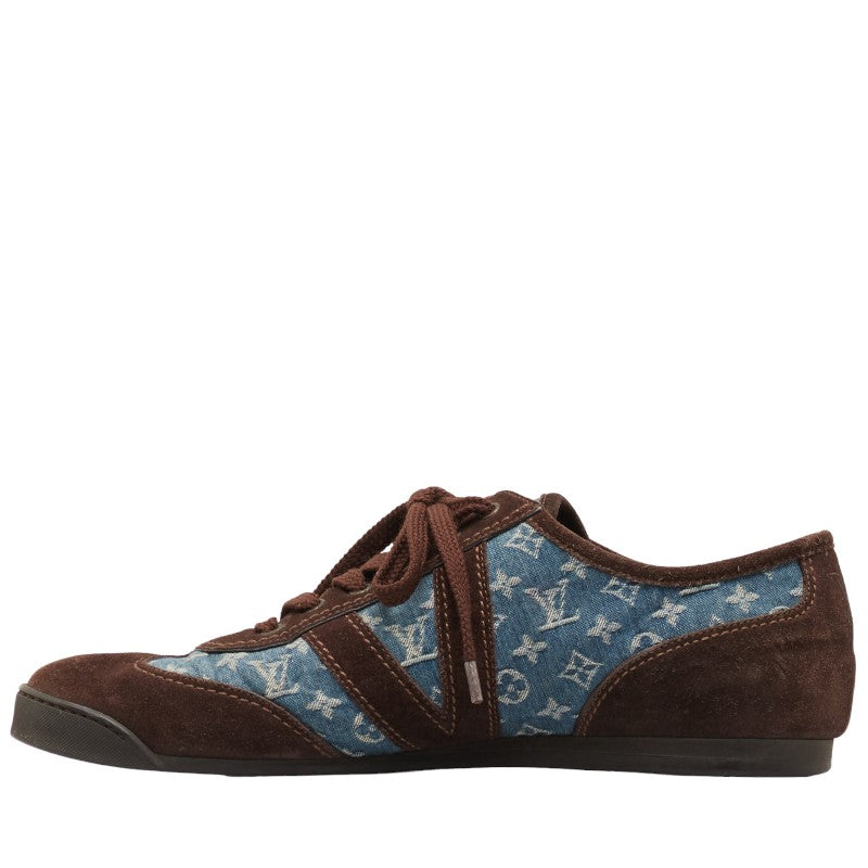 Louis Vuitton Monogram Denim x Suede Sneakers