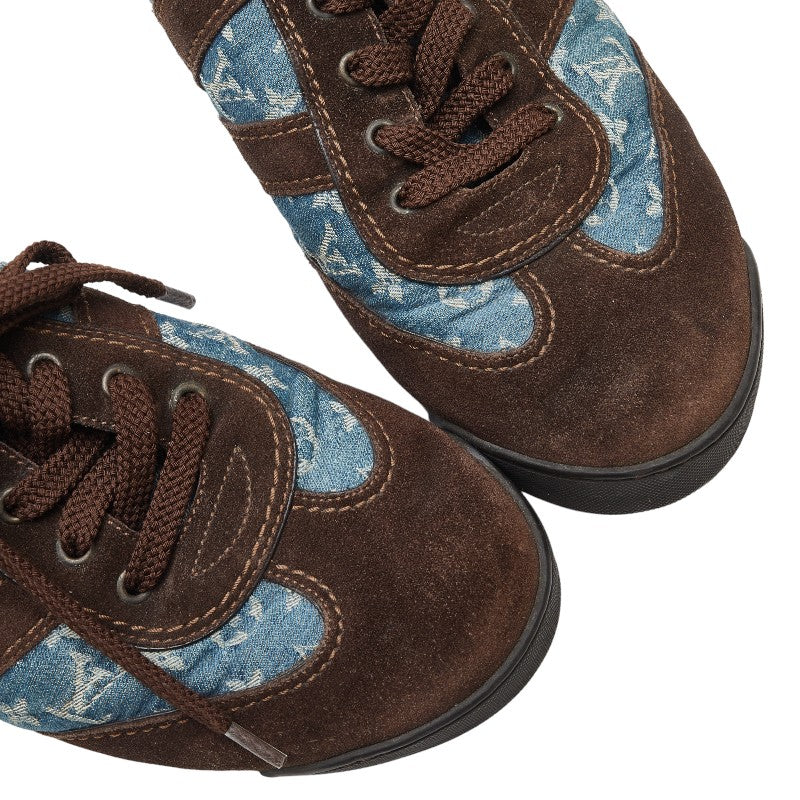 Louis Vuitton Monogram Denim x Suede Sneakers