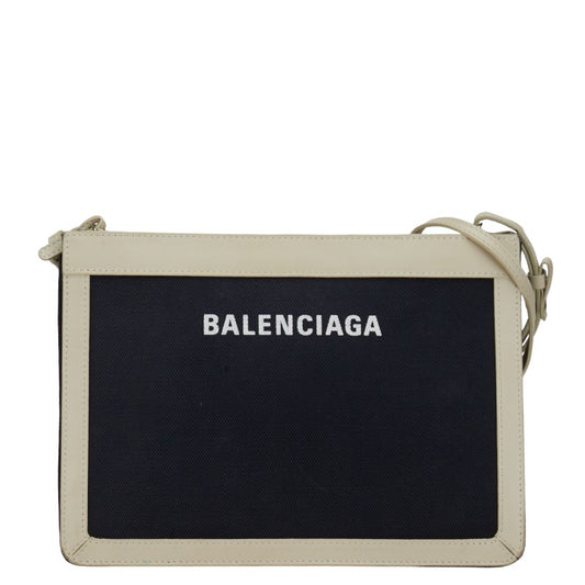 Balenciaga Navy Pochette Diagonal Shoulder Bag