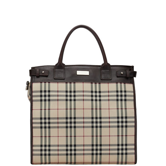 Burberry Nova Check Handbag Tote Bag