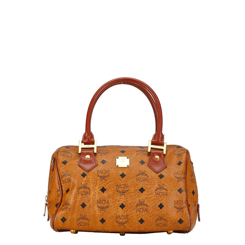 MCM Visetos Essential Boston Bag