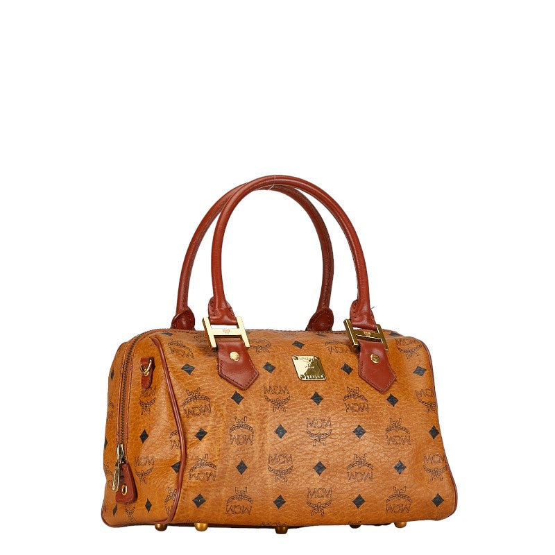 MCM Visetos Essential Boston Bag