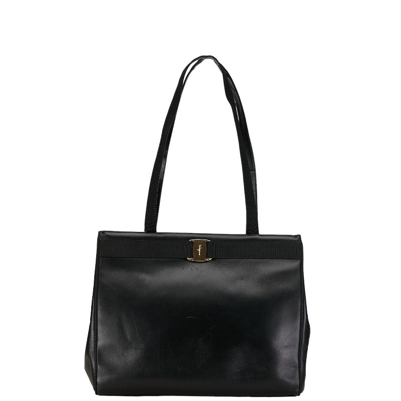 Salvatore Ferragamo Vara Leather Tote Bag