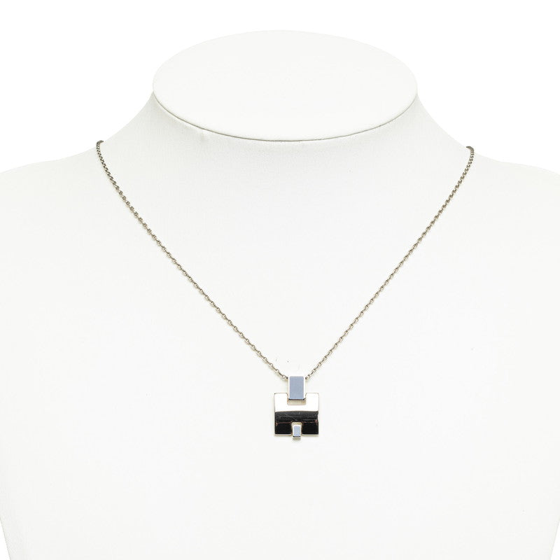 Hermes Irene H Logo Motif Necklace