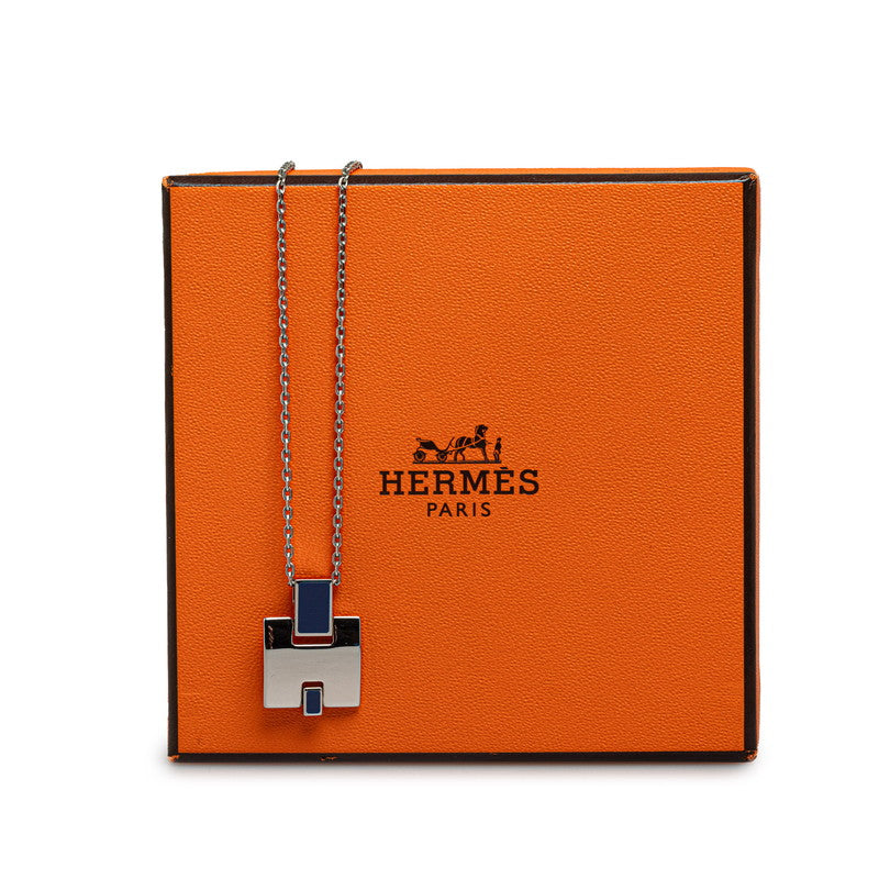 Hermes Irene H Logo Motif Necklace