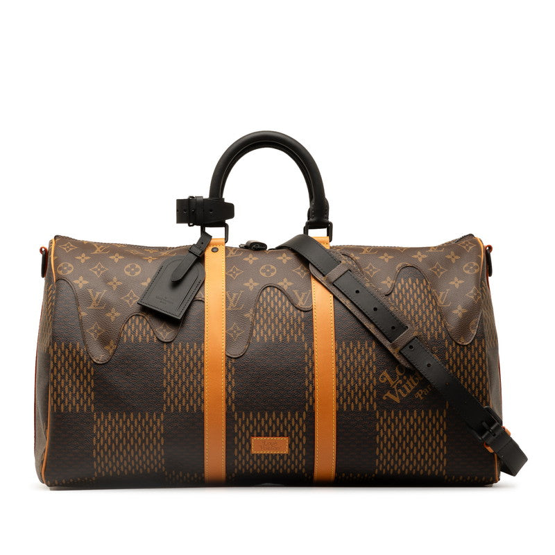 Louis Vuitton Damier Giant Keypole Bandoliere 50 Boston Bag