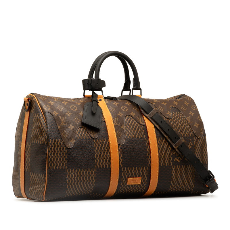 Louis Vuitton Damier Giant Keypole Bandoliere 50 Boston Bag