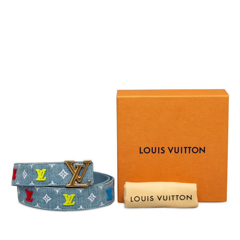 Louis Vuitton Monogram Denim Santure Lv New Wave Belt