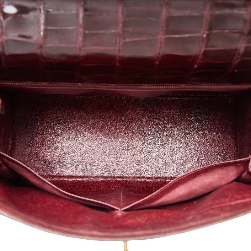 Hermes Kelly 35 Crocodile Polosus Handbag