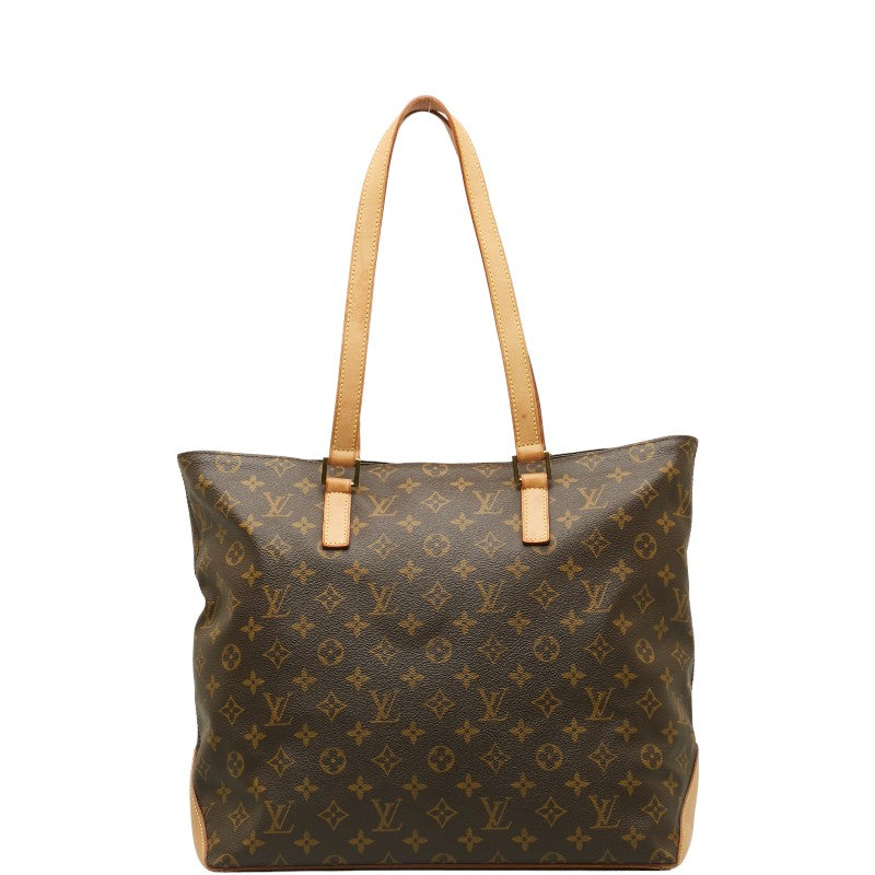 Louis Vuitton Monogram Cabas Mezzo Shoulder Tote Bag