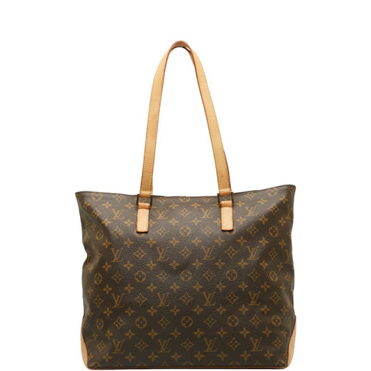 Louis Vuitton Monogram Cabas Mezzo Shoulder Tote Bag