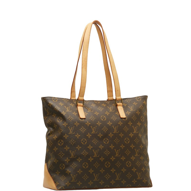 Louis Vuitton Monogram Cabas Mezzo Shoulder Tote Bag