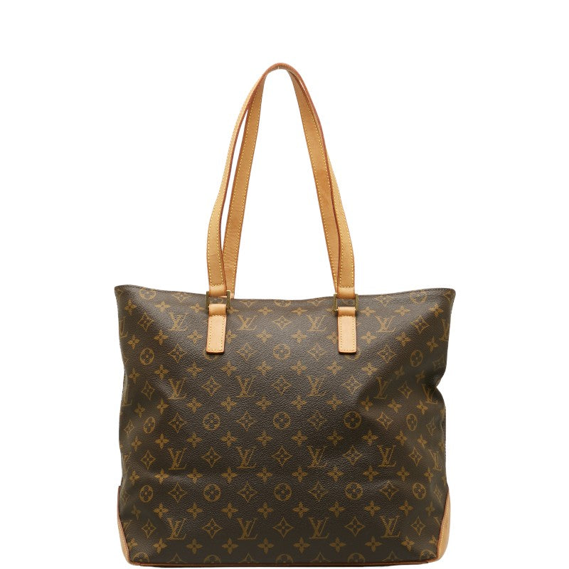 Louis Vuitton Monogram Cabas Mezzo Shoulder Tote Bag