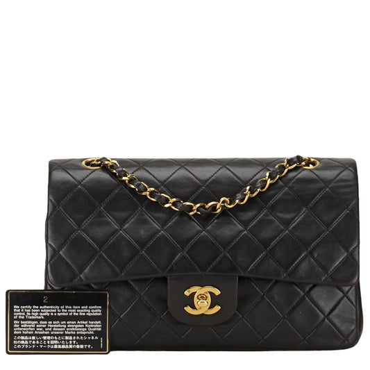 "Chanel Matrasse 25 Coco Mark Double Flap Chain Shoulder Bag"