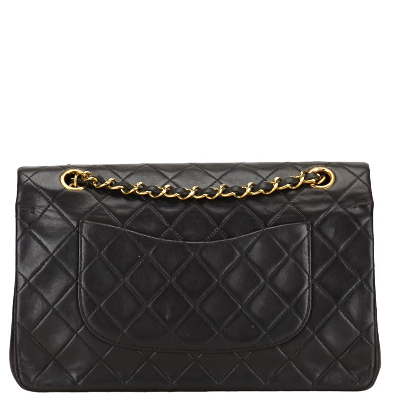 "Chanel Matrasse 25 Coco Mark Double Flap Chain Shoulder Bag"