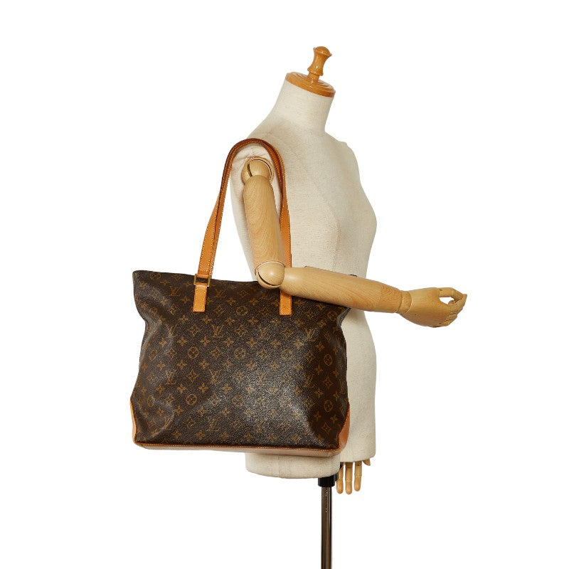 Louis Vuitton Monogram Cabas Mezzo Shoulder Bag