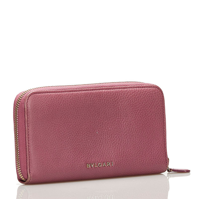 Bvlgari Round Long Wallet