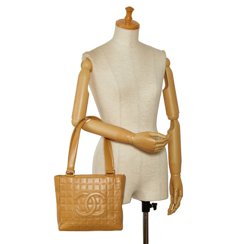 Chanel Chocobar Deca Coco Mark Tote Handbag